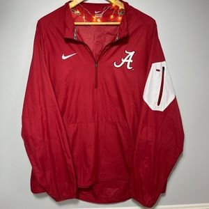 nike university of alabama windbreaker pullover